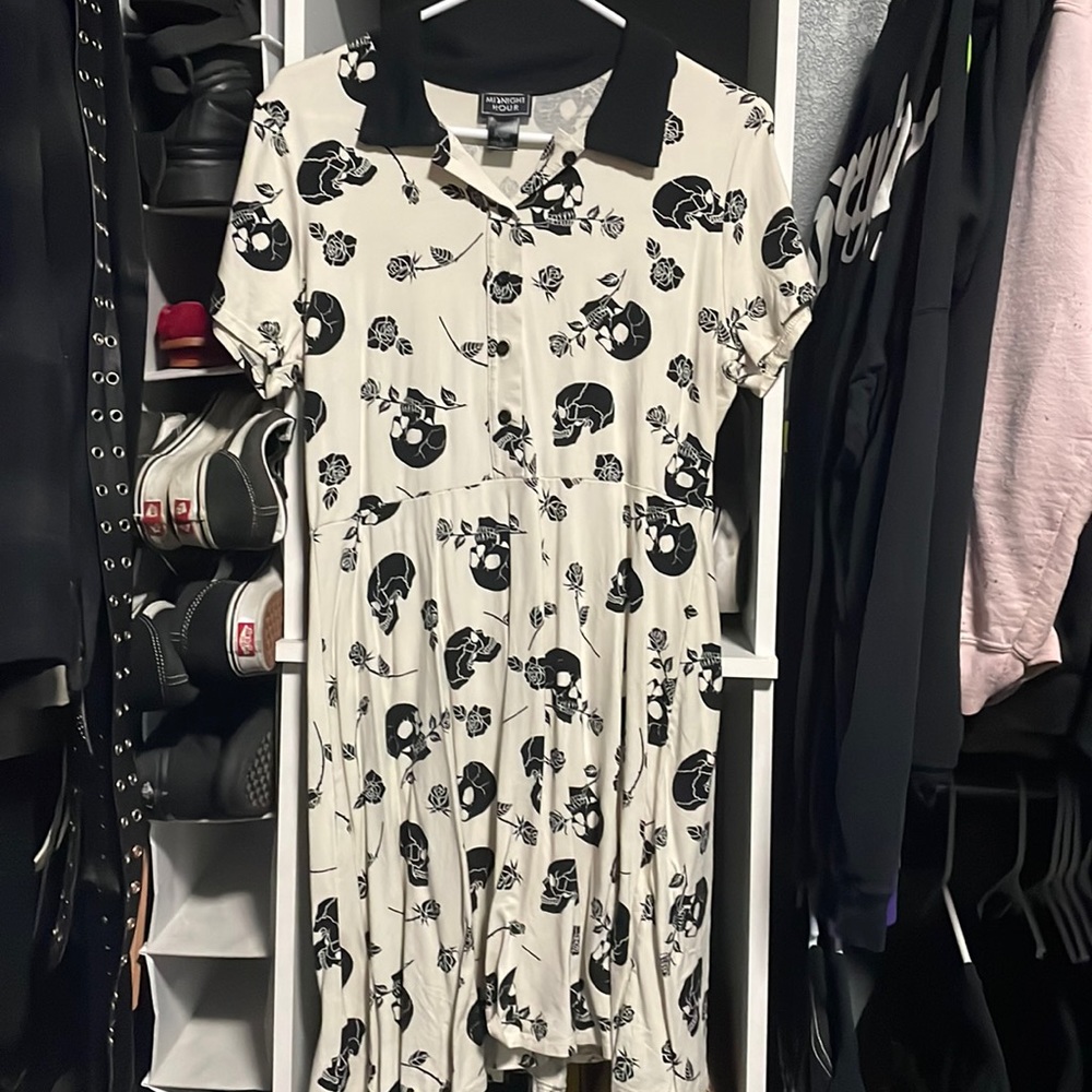 Skull and roses dress
